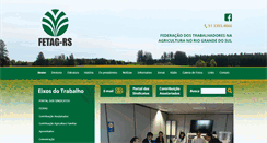 Desktop Screenshot of fetagrs.org.br